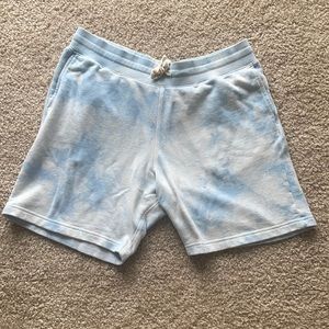 Faherty tie dye Men’s Sweat Shorts size Large